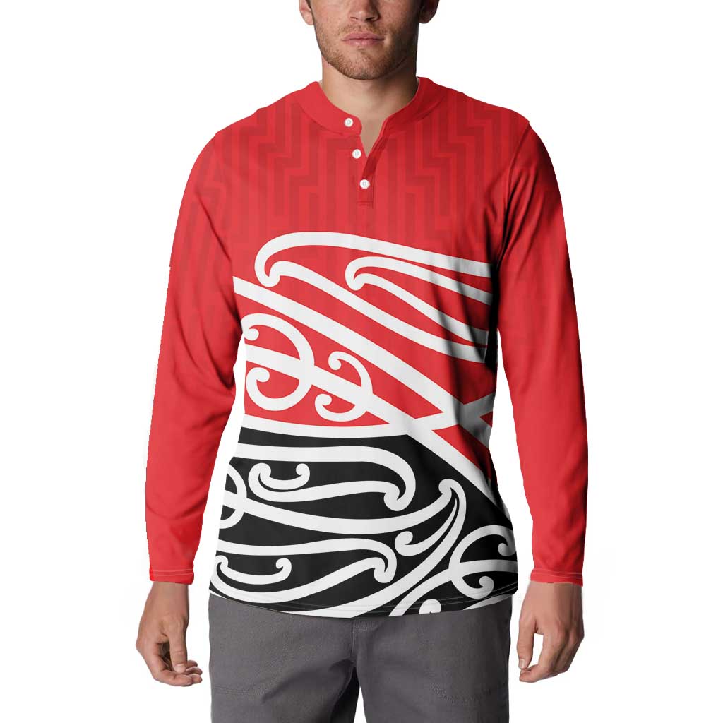 All Red New Zealand Kowhai Ngutukak Button Sweatshirt - Aussie Hoodie