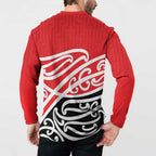 All Red New Zealand Kowhai Ngutukak Button Sweatshirt - Aussie Hoodie