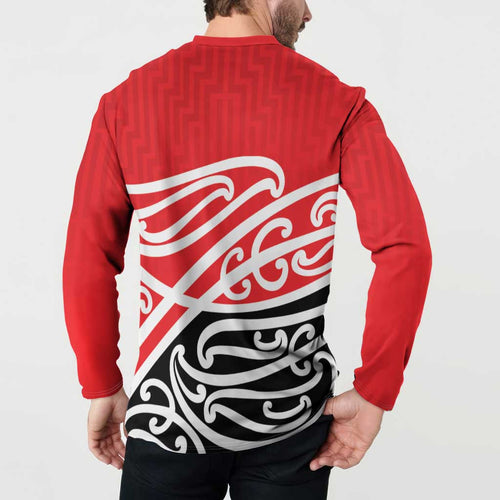 All Red New Zealand Kowhai Ngutukak Button Sweatshirt - Aussie Hoodie