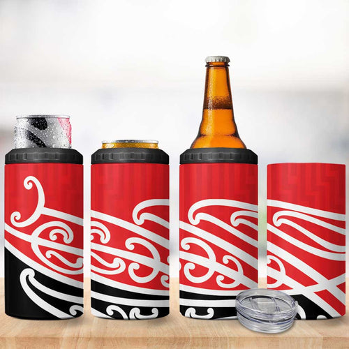 All Red New Zealand Kowhai Ngutukak 4 in 1 Can Cooler Tumbler - Aussie Hoodie
