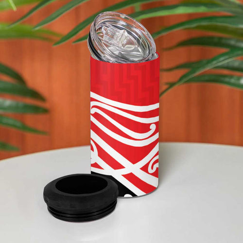 All Red New Zealand Kowhai Ngutukak 4 in 1 Can Cooler Tumbler - Aussie Hoodie