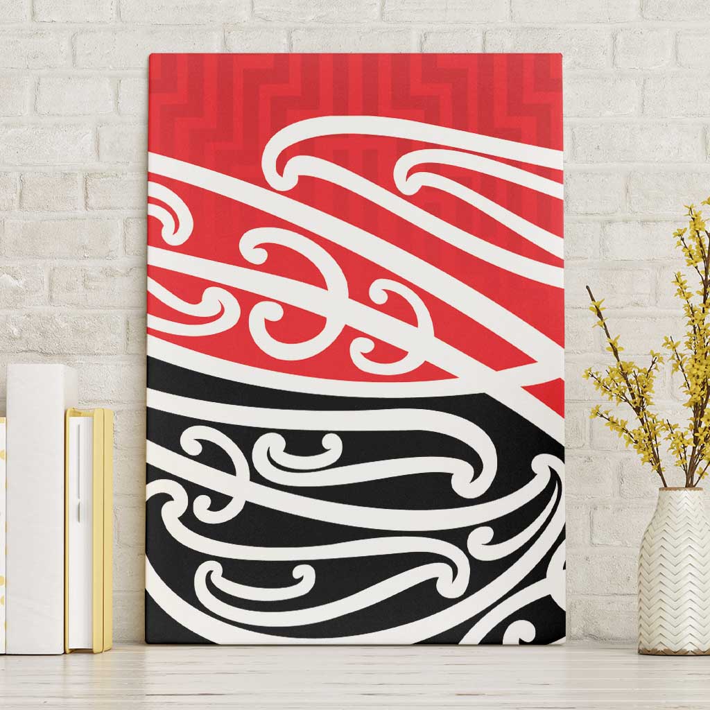 All Red New Zealand Kowhai Ngutukak Canvas Wall Art - Aussie Hoodie