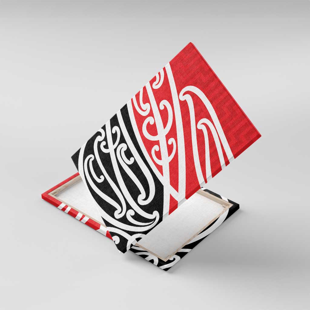 All Red New Zealand Kowhai Ngutukak Canvas Wall Art - Aussie Hoodie