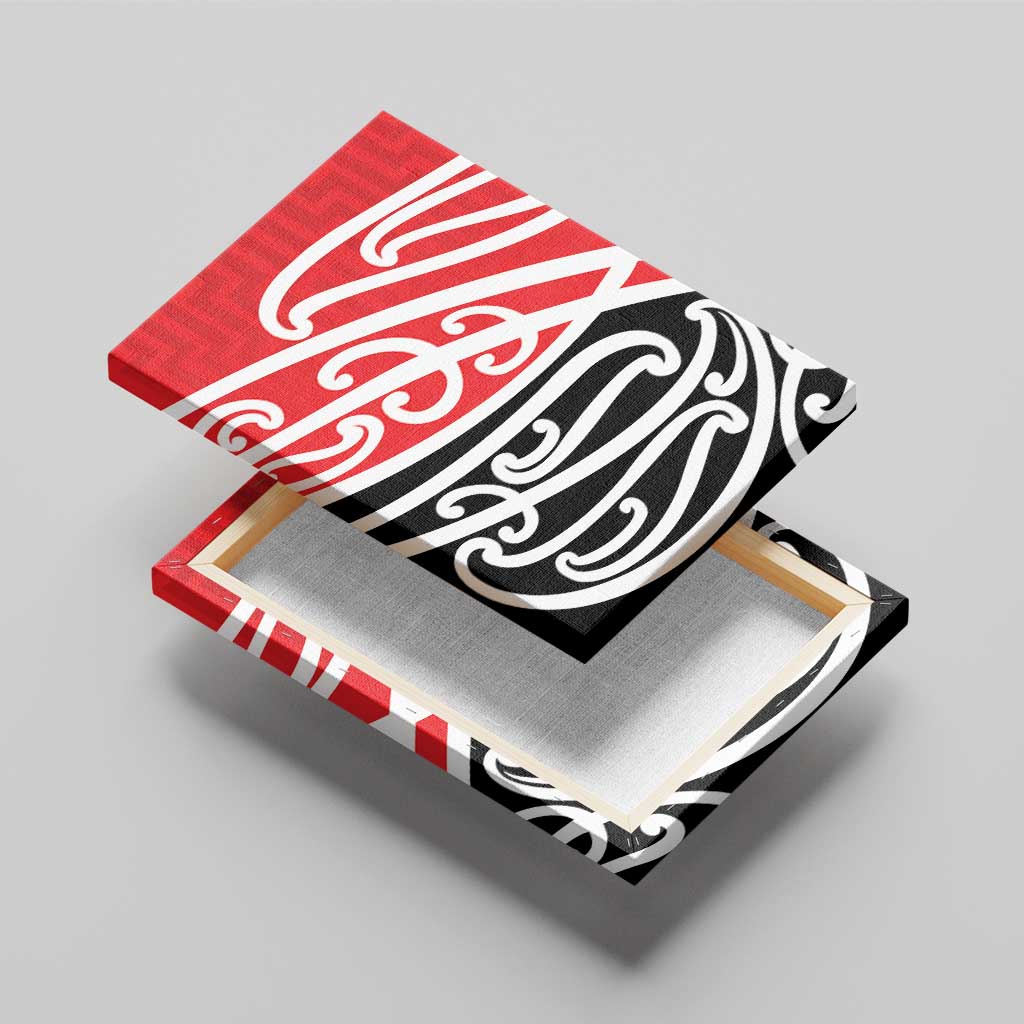 All Red New Zealand Kowhai Ngutukak Canvas Wall Art - Aussie Hoodie