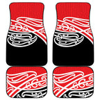 All Red New Zealand Kowhai Ngutukak Car Mats - Aussie Hoodie