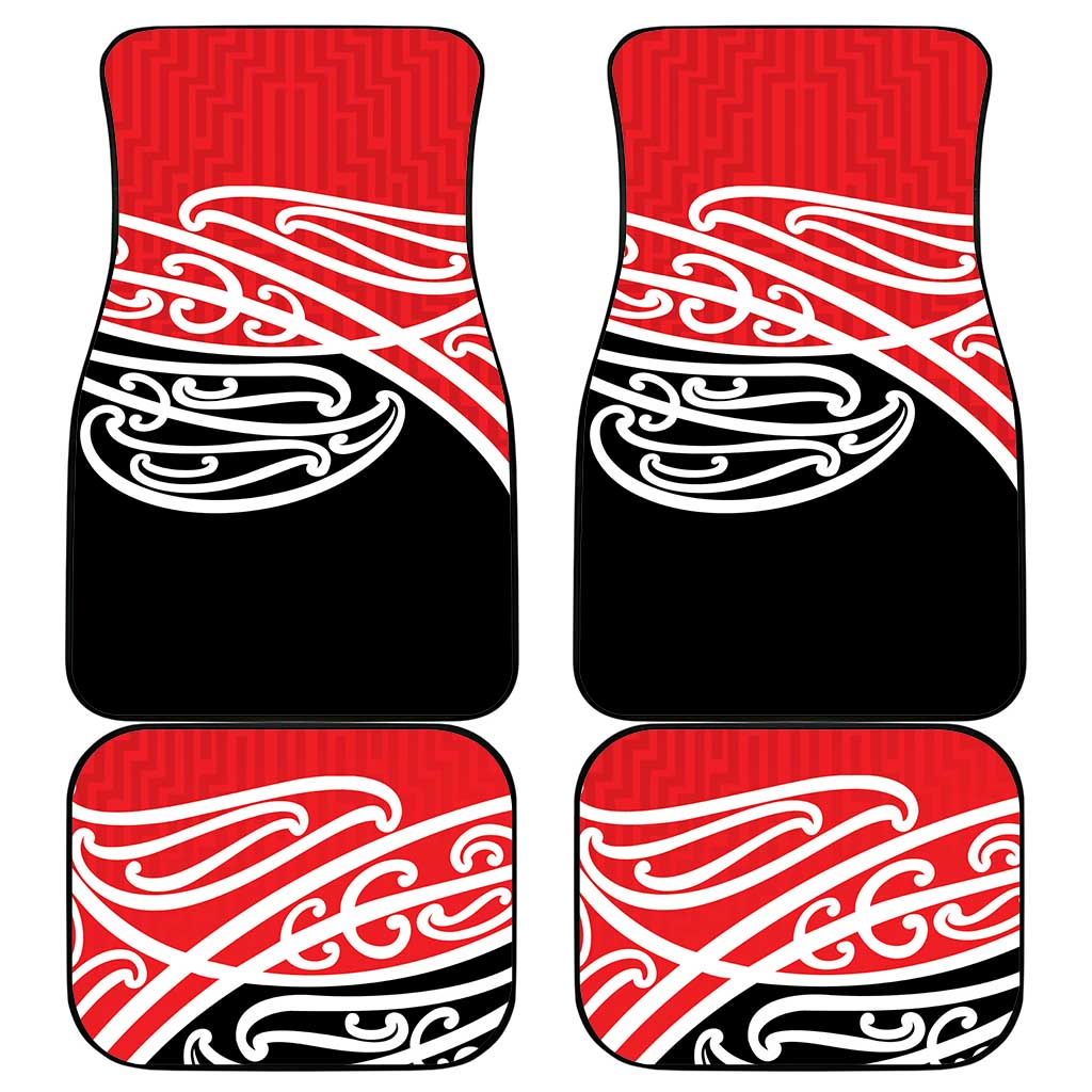 All Red New Zealand Kowhai Ngutukak Car Mats - Aussie Hoodie
