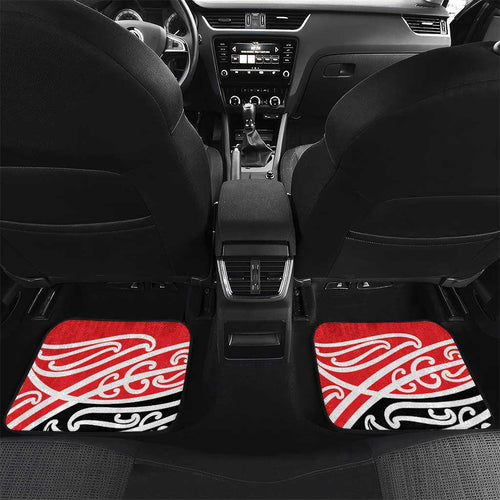 All Red New Zealand Kowhai Ngutukak Car Mats - Aussie Hoodie