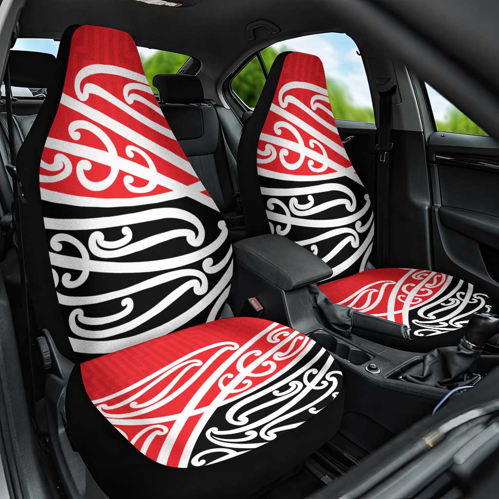 All Red New Zealand Kowhai Ngutukak Car Seat Cover - Aussie Hoodie