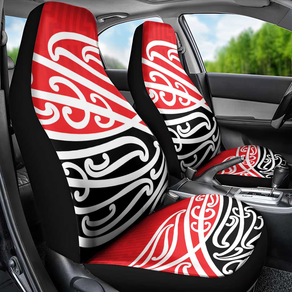 All Red New Zealand Kowhai Ngutukak Car Seat Cover - Aussie Hoodie