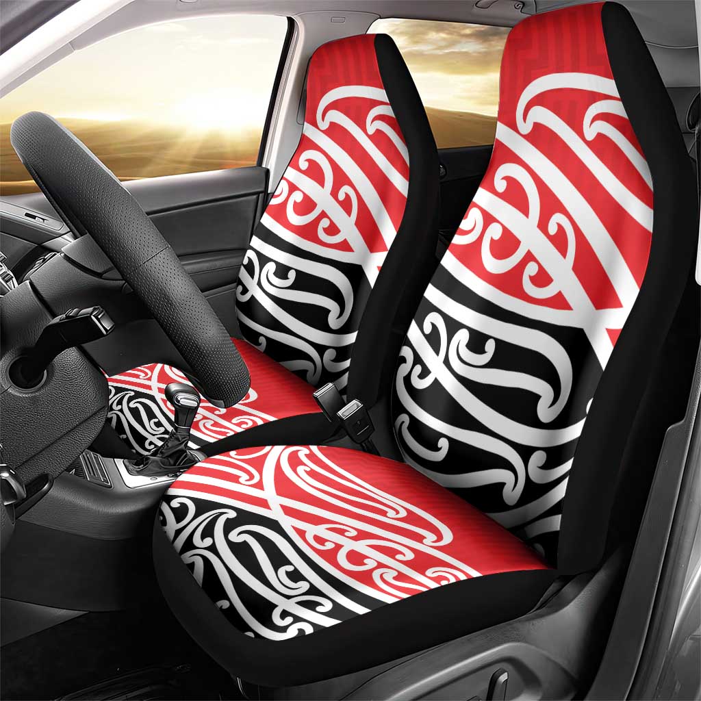 All Red New Zealand Kowhai Ngutukak Car Seat Cover - Aussie Hoodie