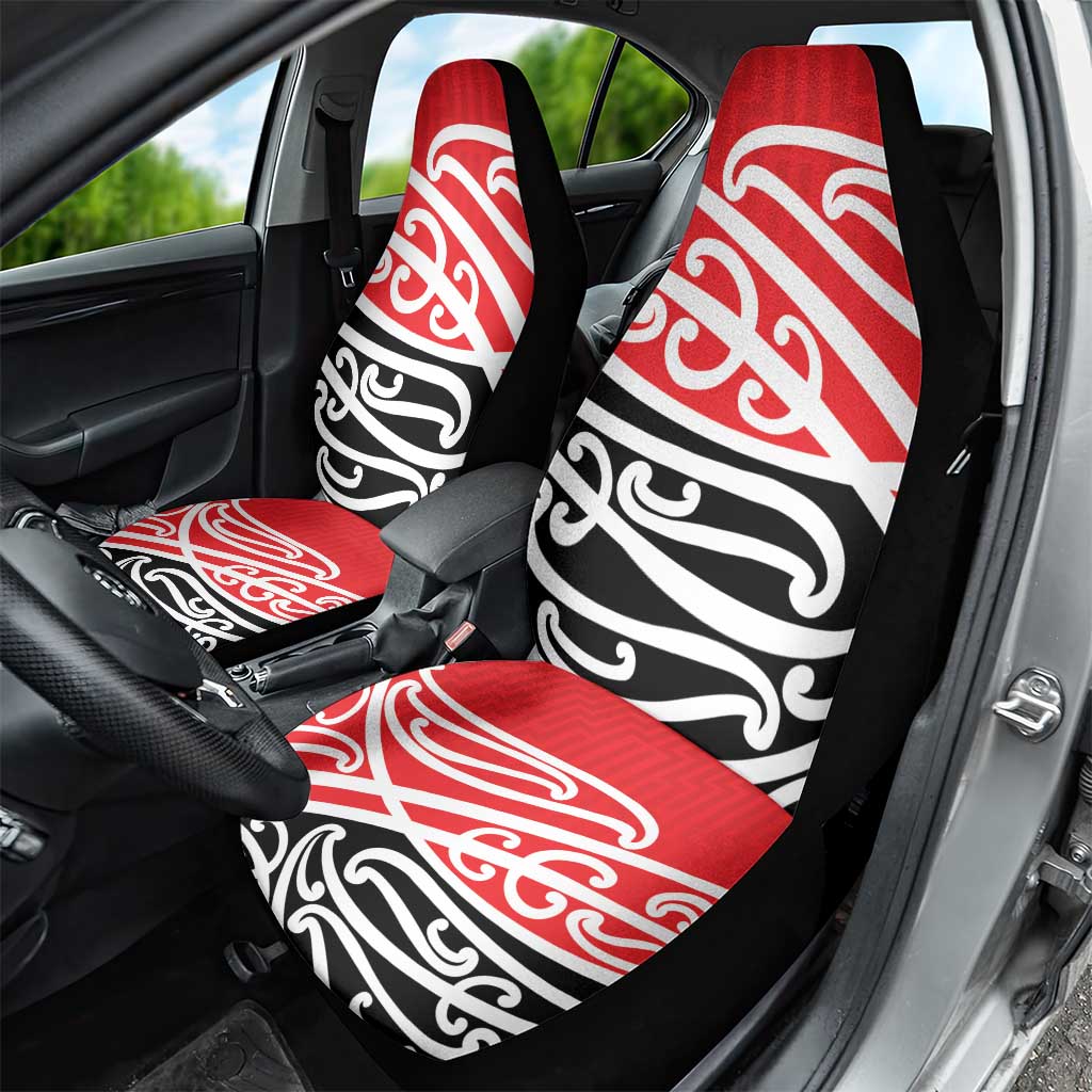 All Red New Zealand Kowhai Ngutukak Car Seat Cover - Aussie Hoodie