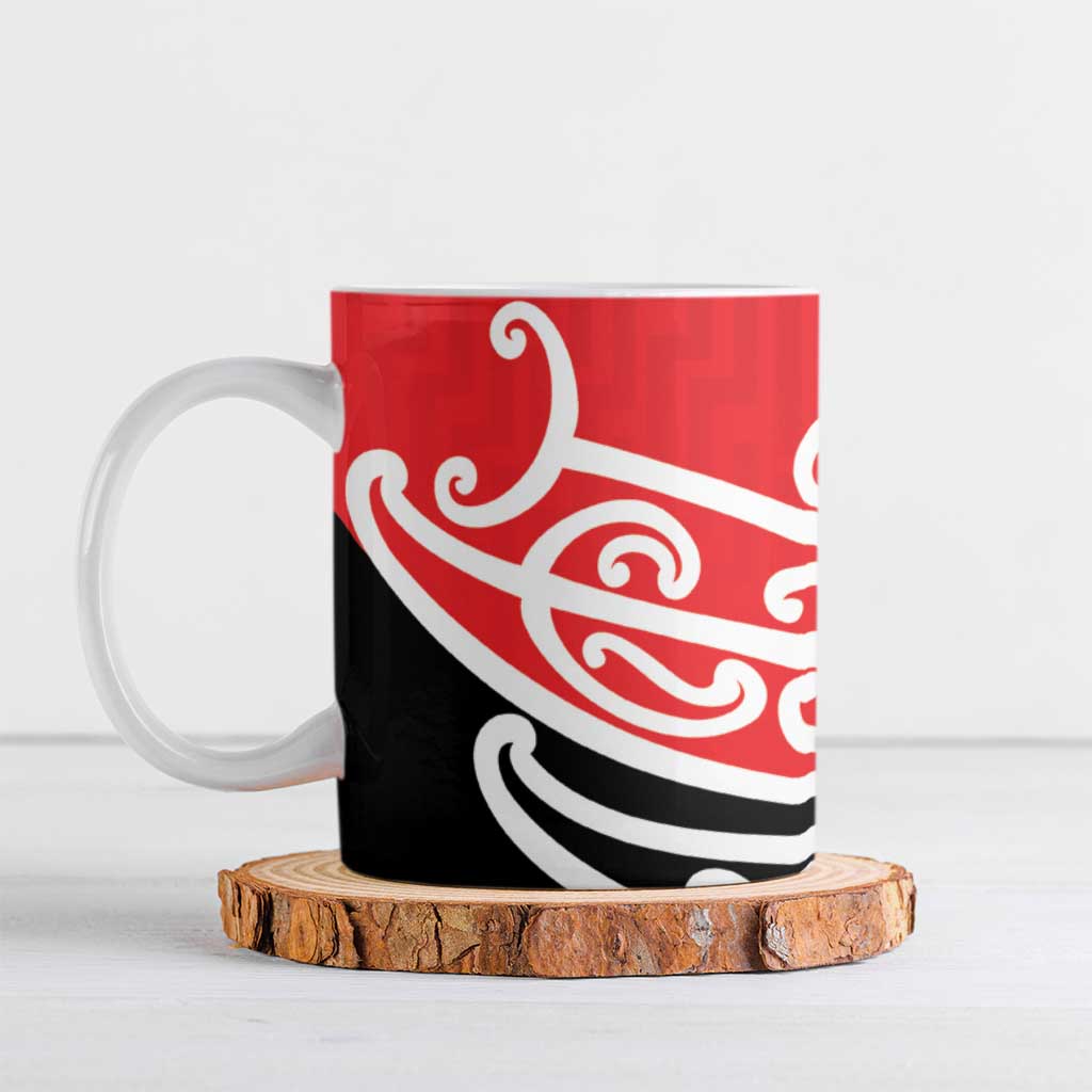 All Red New Zealand Kowhai Ngutukak Ceramic Mug - Aussie Hoodie