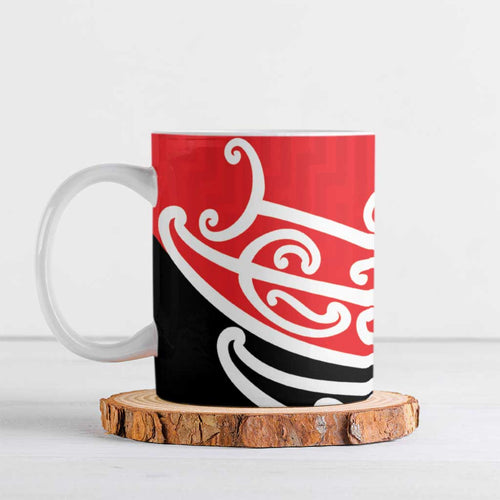 All Red New Zealand Kowhai Ngutukak Ceramic Mug - Aussie Hoodie