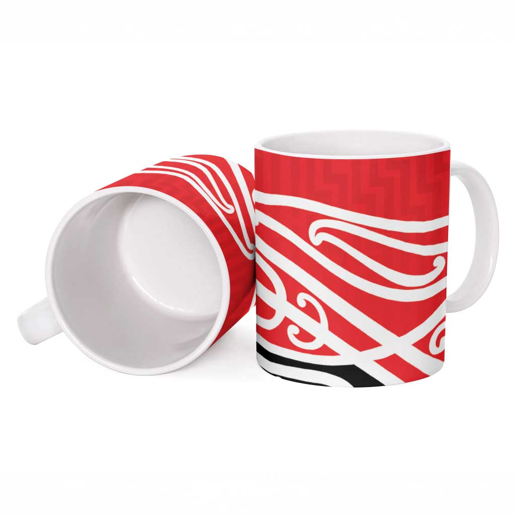 All Red New Zealand Kowhai Ngutukak Ceramic Mug - Aussie Hoodie