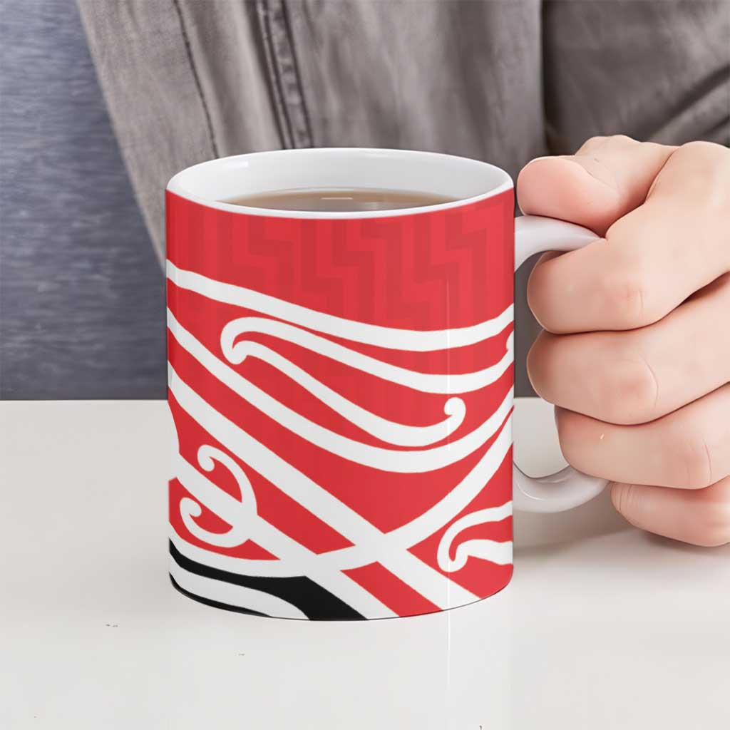 All Red New Zealand Kowhai Ngutukak Ceramic Mug - Aussie Hoodie