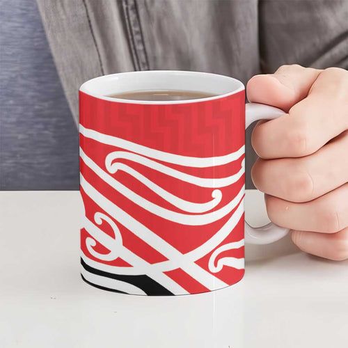 All Red New Zealand Kowhai Ngutukak Ceramic Mug - Aussie Hoodie