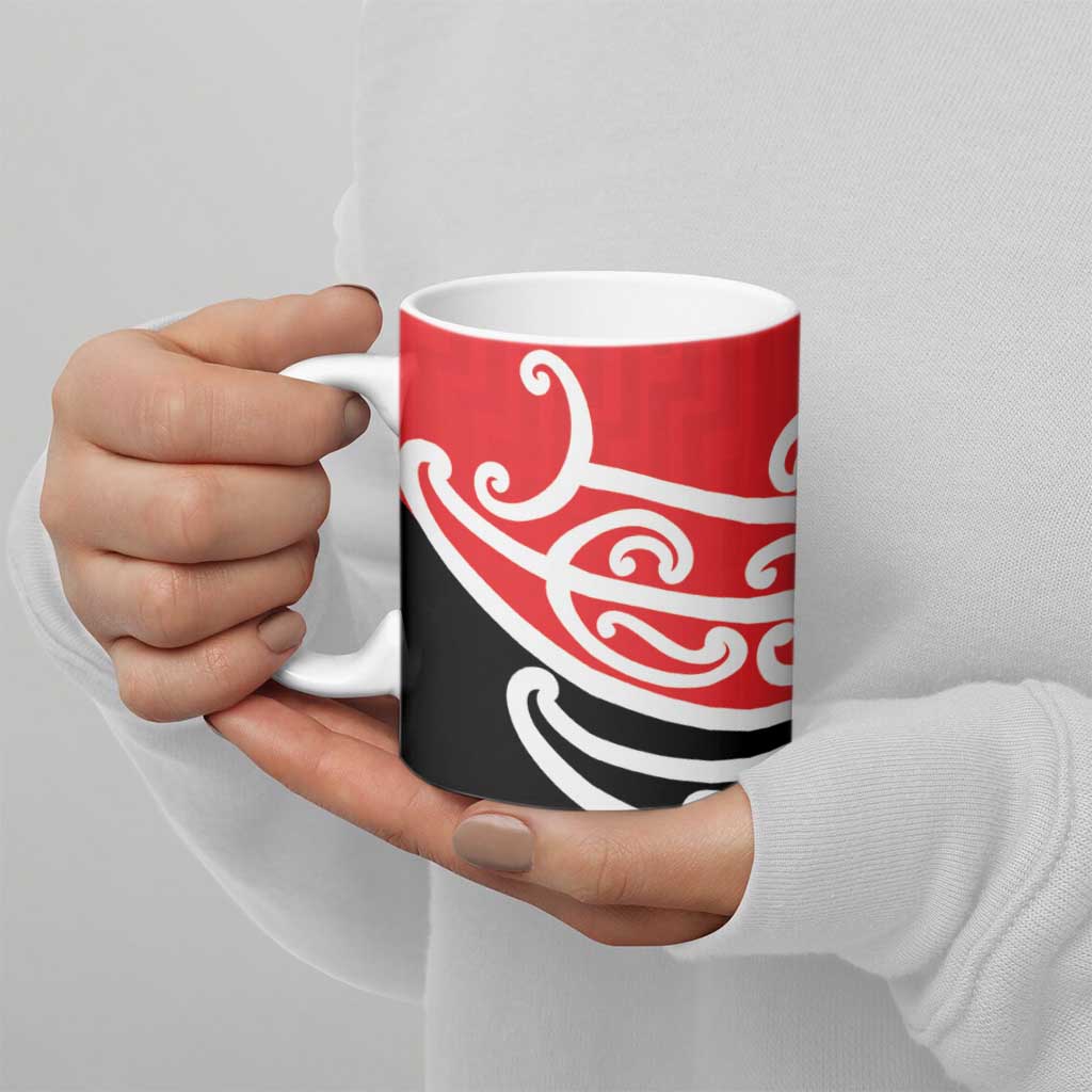 All Red New Zealand Kowhai Ngutukak Ceramic Mug - Aussie Hoodie