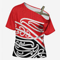 All Red New Zealand Kowhai Ngutukak Cross Shoulder Shirt - Aussie Hoodie