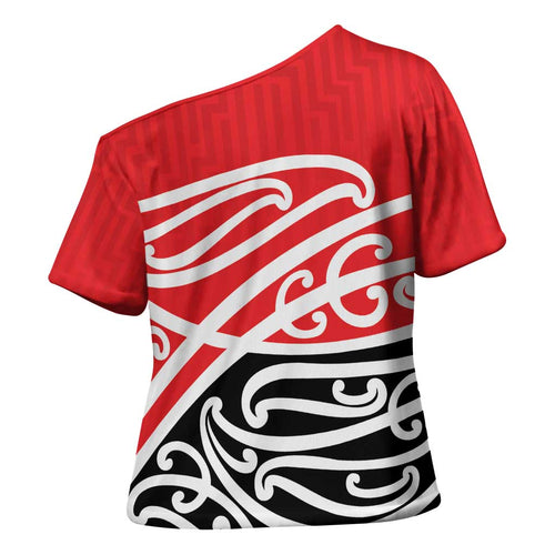 All Red New Zealand Kowhai Ngutukak Cross Shoulder Shirt - Aussie Hoodie