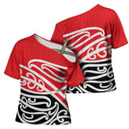 All Red New Zealand Kowhai Ngutukak Cross Shoulder Shirt - Aussie Hoodie