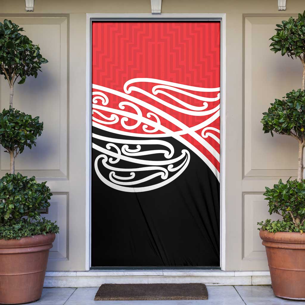 All Red New Zealand Kowhai Ngutukak Door Cover - Aussie Hoodie
