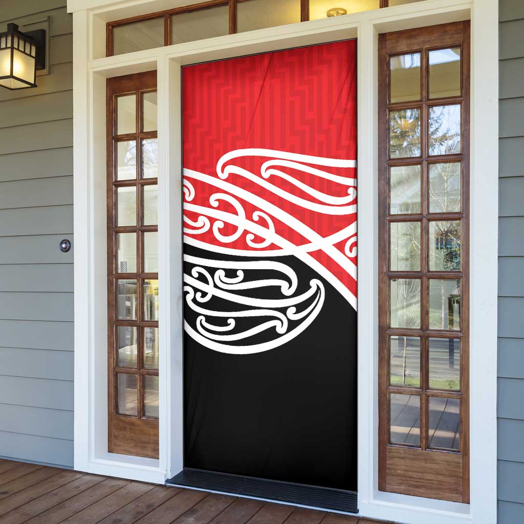 All Red New Zealand Kowhai Ngutukak Door Cover - Aussie Hoodie