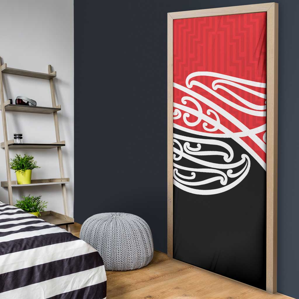All Red New Zealand Kowhai Ngutukak Door Cover - Aussie Hoodie