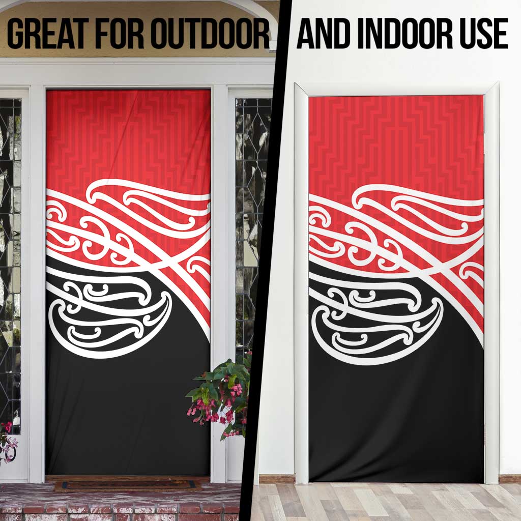 All Red New Zealand Kowhai Ngutukak Door Cover - Aussie Hoodie