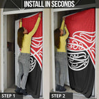All Red New Zealand Kowhai Ngutukak Door Cover - Aussie Hoodie