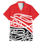 All Red New Zealand Kowhai Ngutukak Family Matching Mermaid Dress and Hawaiian Shirt - Aussie Hoodie