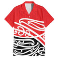 All Red New Zealand Kowhai Ngutukak Family Matching Off The Shoulder Long Sleeve Dress and Hawaiian Shirt - Aussie Hoodie