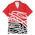 All Red New Zealand Kowhai Ngutukak Family Matching Off The Shoulder Long Sleeve Dress and Hawaiian Shirt - Aussie Hoodie