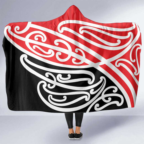 All Red New Zealand Kowhai Ngutukak Hooded Blanket - Aussie Hoodie
