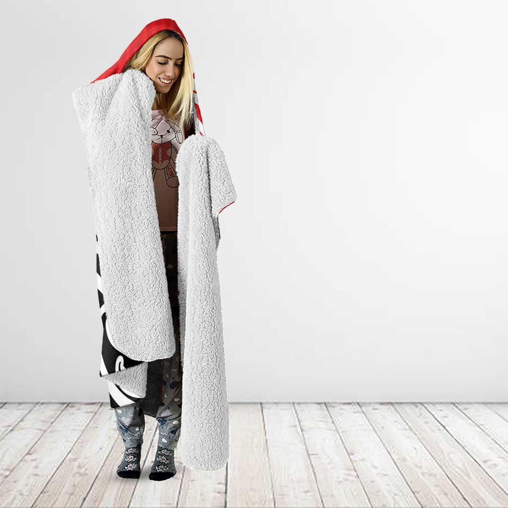 All Red New Zealand Kowhai Ngutukak Hooded Blanket - Aussie Hoodie