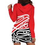 All Red New Zealand Kowhai Ngutukak Hoodie Dress - Aussie Hoodie