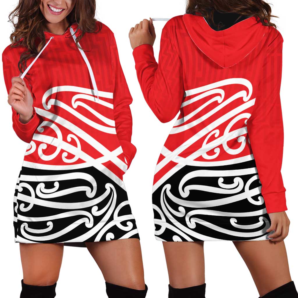 All Red New Zealand Kowhai Ngutukak Hoodie Dress - Aussie Hoodie