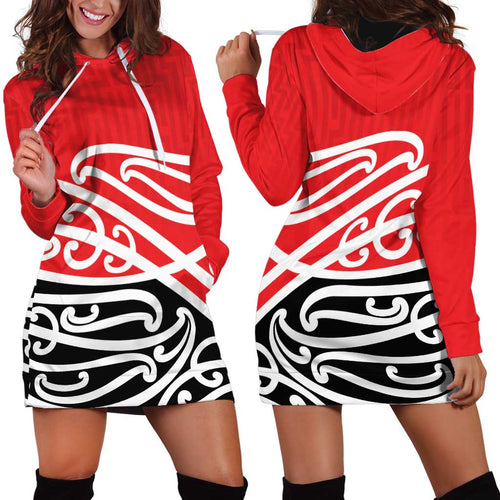 All Red New Zealand Kowhai Ngutukak Hoodie Dress - Aussie Hoodie