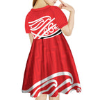 All Red New Zealand Kowhai Ngutukak Kid Short Sleeve Dress - Aussie Hoodie