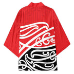 All Red New Zealand Kowhai Ngutukak Kimono - Aussie Hoodie