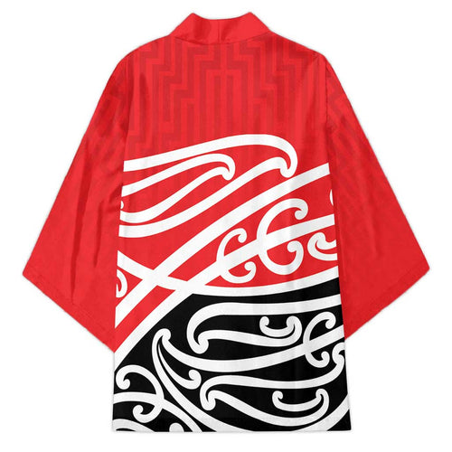 All Red New Zealand Kowhai Ngutukak Kimono - Aussie Hoodie