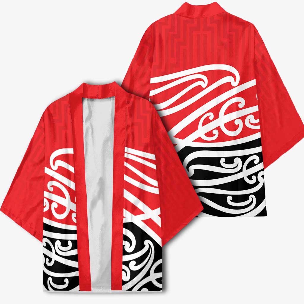 All Red New Zealand Kowhai Ngutukak Kimono - Aussie Hoodie