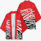 All Red New Zealand Kowhai Ngutukak Kimono - Aussie Hoodie