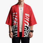 All Red New Zealand Kowhai Ngutukak Kimono - Aussie Hoodie