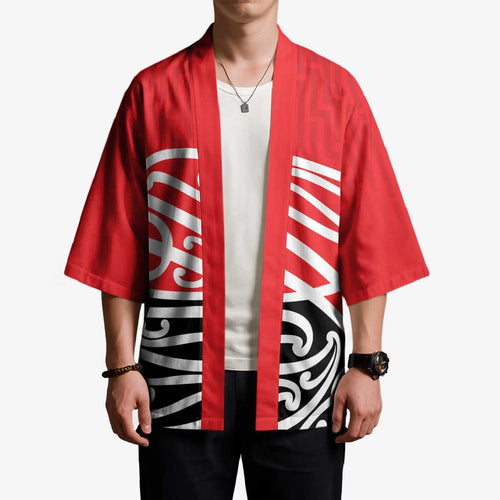 All Red New Zealand Kowhai Ngutukak Kimono - Aussie Hoodie