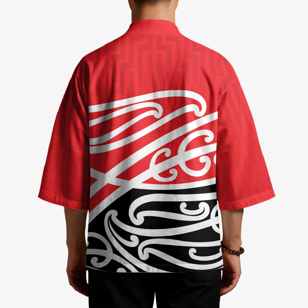 All Red New Zealand Kowhai Ngutukak Kimono - Aussie Hoodie