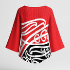 All Red New Zealand Kowhai Ngutukak Kimono Sleeve Blouse - Aussie Hoodie