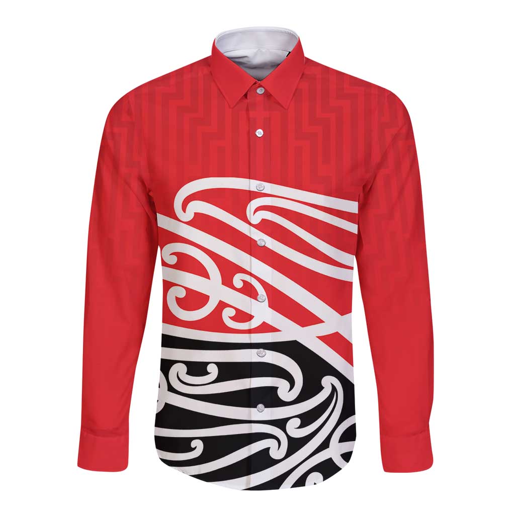 All Red New Zealand Kowhai Ngutukak Long Sleeve Button Shirt - Aussie Hoodie