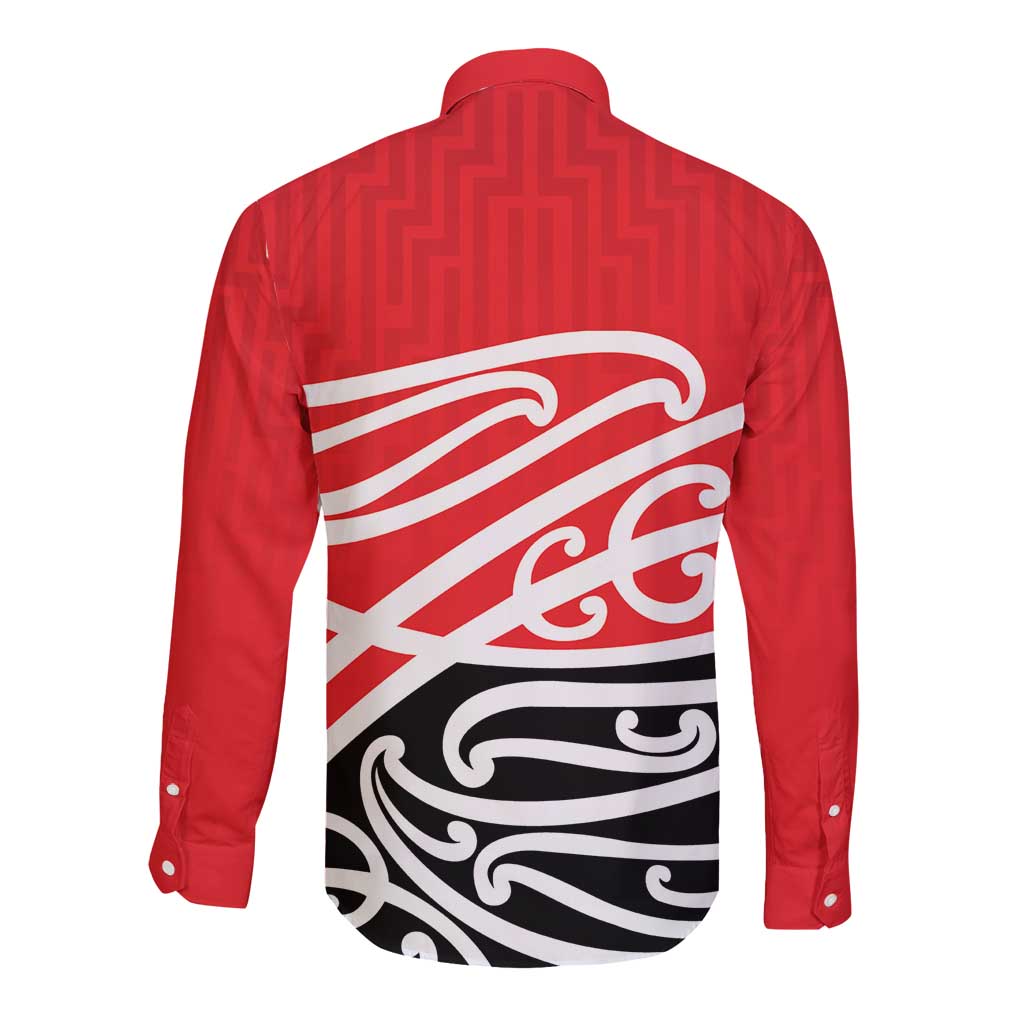 All Red New Zealand Kowhai Ngutukak Long Sleeve Button Shirt - Aussie Hoodie