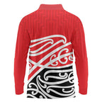 All Red New Zealand Kowhai Ngutukak Long Sleeve Polo Shirt - Aussie Hoodie