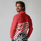 All Red New Zealand Kowhai Ngutukak Long Sleeve Polo Shirt - Aussie Hoodie